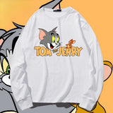 Tom And Jerry T Shirt Cat And Mouse Loose Print