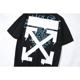 Off White T Shirt Ow Plus Size Casual Letter Arrow Short Sleeve Tshirt Owt