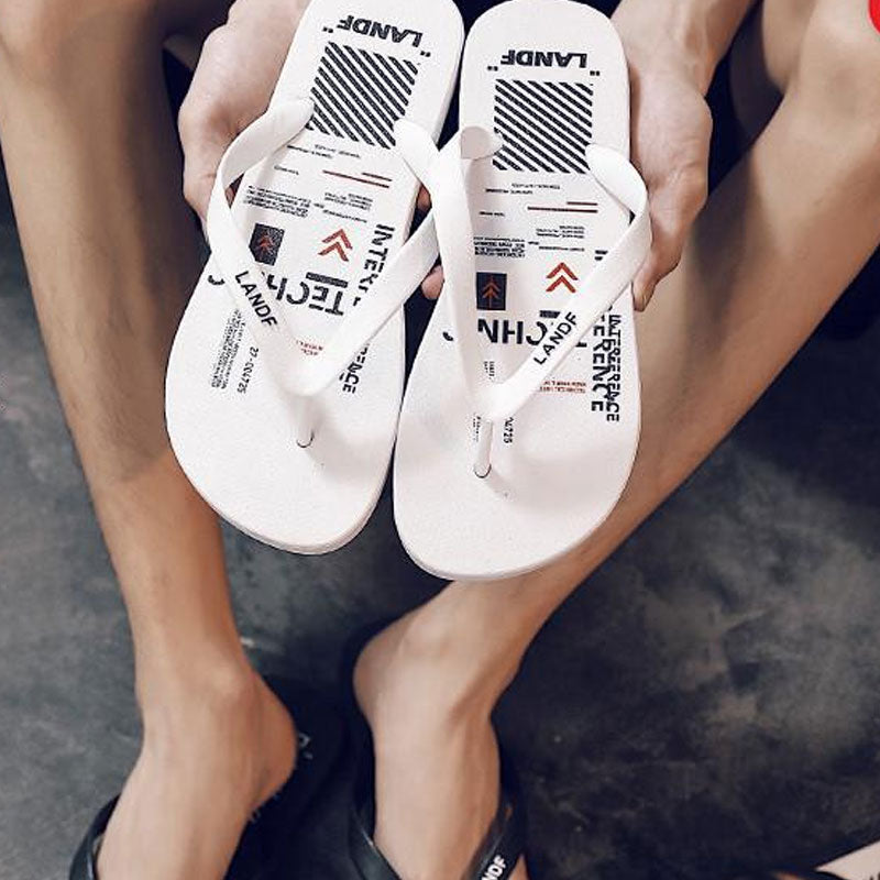 Men's Slides Non Slip Shoes Indoor Outdoor Men's Summer Fashion Personalized Beach Shoes