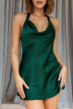 Valentine's Day Dress Footwear Satin Sexy Jumpsuit Skirt for Women