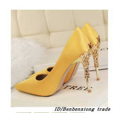 nude heels for wedding   Ladies high heels sexy wedding shoes dinner shoes