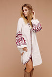 Beth Dutton Bohemian Dress Winter Autumn Maxi Dresses Spring and Autumn Embroidery Coat Dress