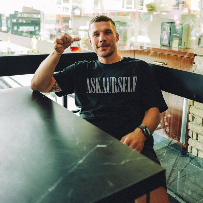 Askyurself T Shirt Logo Pattern Loose Fogt Shirt Oversize VTG