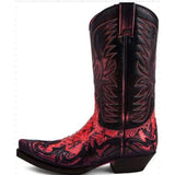 Justin Yellowstone Boots Color Block Embroidery Men'S Boots
