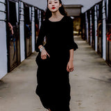 Beth Dutton Bohemian Dress Winter Autumn Maxi Dresses Embroidered Maxi Dress