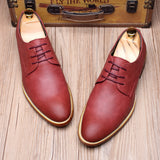 Men's Dress Shoes Classic Leather Oxfords Casual Cushioned Loafer Men's Breathable Leather Shoes