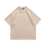Y2g Shirts for Boys Retro Loose Embroidered Summer Short Sleeve Men