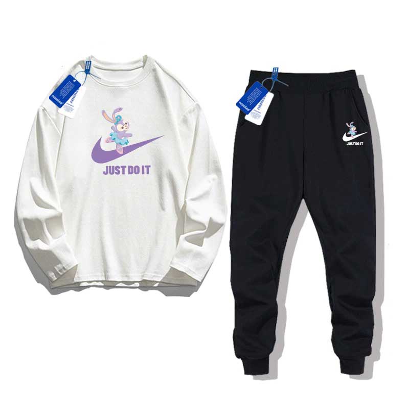 NASA Children Sweatshirt & Pant Set NASA Co-Branded Girls Autumn Sweater Suit Two Pieces