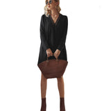 Coachella Music Festival Outfits Spring/Summer Solid Color Fashion Sexy Lace Backless Sexy V-neck Loose