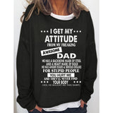 Yes I M Cold Sweatshirts round Neck Sweater Autumn and Winter
