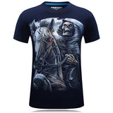 Skull T Shirt 3D Printed round Neck