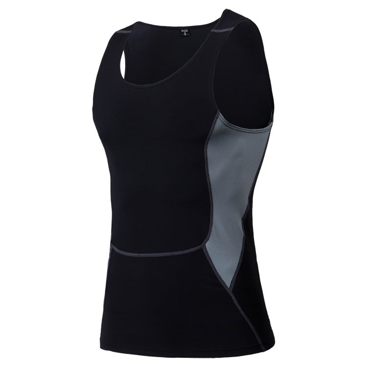 Moisture Wicking Tank Top Sports Vest Elastic Wicking Quick-Drying