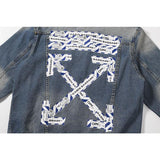 Off White Jacket Fall Men'S Clothing Denim Jacket Jack Plus Size Owt