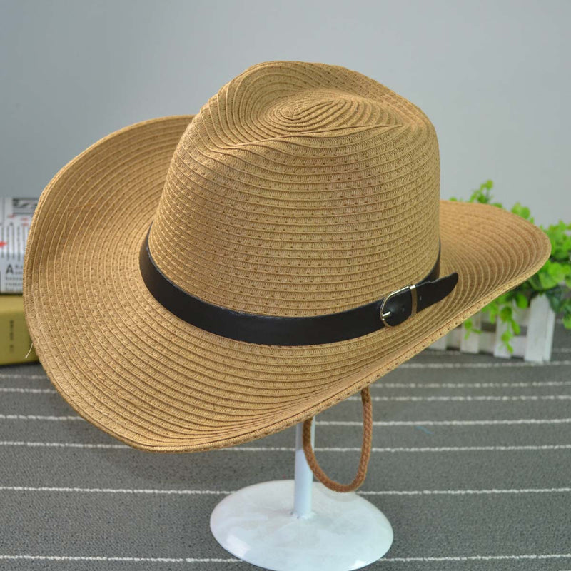 Big Hats Men's Summer Beach Big Brim Sun-Proof Hat Beach Hat