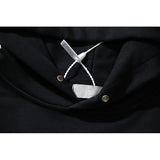 Kanye West Sunday Service Hoodie Autumn And Winter Black Pile Loop Foaming Printed Hoodie