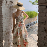 Betty Draper Valentine's Day Dress Vintage Floral Dress for Women Spring and Summer Print