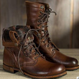Yellowstone Cowboy Boots Couple Motorcycle Retro Men'S Boots Women'S Boots