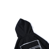 Off White Hoodie With Arrow Print Sweater Cardigan Zipper Hooded Jacket Plus Size Men'S Clothing Owt
