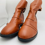 Western Shoes Retro Men's Short Boots Oversized