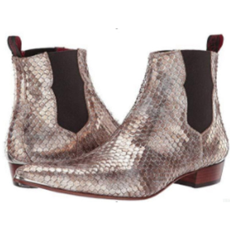 Python Boots Silver Men's Boots