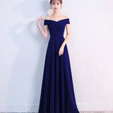 Burgundy Dress Formal Party Dress Sexy off-the-Shoulder Long Dress