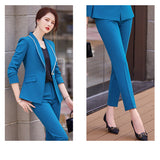 Interview Suit Women Chiffon White Blazer Women's Thin Dress Suit