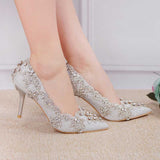 Nude Heels for Wedding Crystal Shoes Wedding Shoes