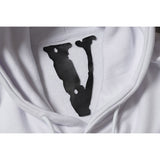 Vlone Hoodie Letter Printing Torn Edge Destroyed Thin Hoodie
