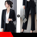 Interview Suit Women Apricot Small Suit Outfit Women's Suit Spring and Autumn