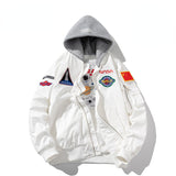 Varsity Jacket Casual Jacket Cotton-Padded Coat Men'S And Women'S Autumn And Winter Baseball