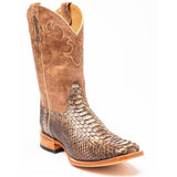 Python Boots Men's Vintage Knight Boots Snake Embroidery Dr. Martens Boots