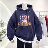 Bearbrick Hoodie Hooded Autumn Sweater Slimming Oversize Ladies