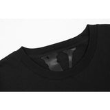 Vlone T Shirt Printed Large V Plus Size Retro Sports Short Sleeve Male Half Sleeve Vlone