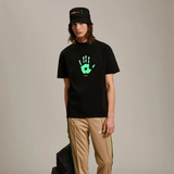 Noah T Shirt Noah Palm Print T-Shirt Short Sleeve