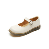 Mary Jane Shoes Women'S Summer Retro Buckle Mary Jane Shoes