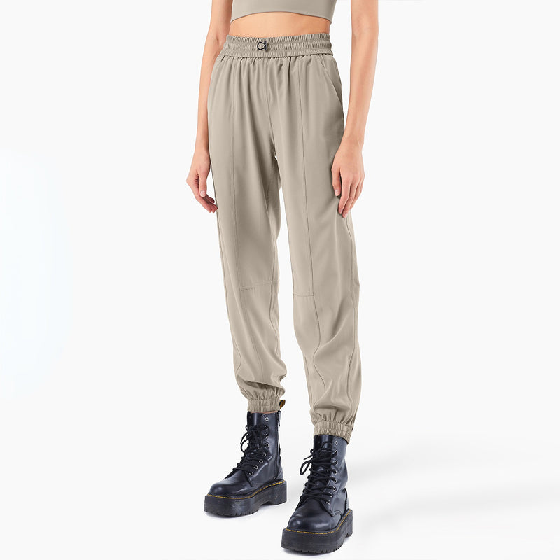 Sweat Wicking Pants Sun-Proof Trousers Quick-Drying High Waist Running