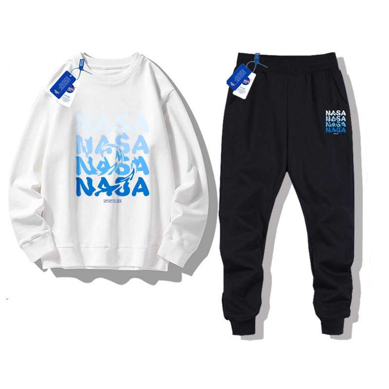 Nasa Children Sweatshirt & Pant Set Nasa Joint Name Boys Sweater Suit Sports
