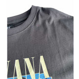 Nirvana T Shirt Retro Distressed Rock Loose Casual Vintage