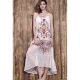 Beth Dutton Bohemian Dress Summer Spring Maxi Dresses Summer Embroidered Dress