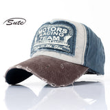 Ball Caps Color Matching Baseball Cap Coating Outdoor Sun Hat Washed 100% Cotton Hat