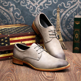Men's Dress Shoes Classic Leather Oxfords Casual Cushioned Loafer Men's Shoes Business Casual Leather Shoes Formal Wear