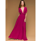 Kendall Jenner Wedding Guest Dress Multiple Wear Sexy Stunning Multi-Rope Bandage Red Dress