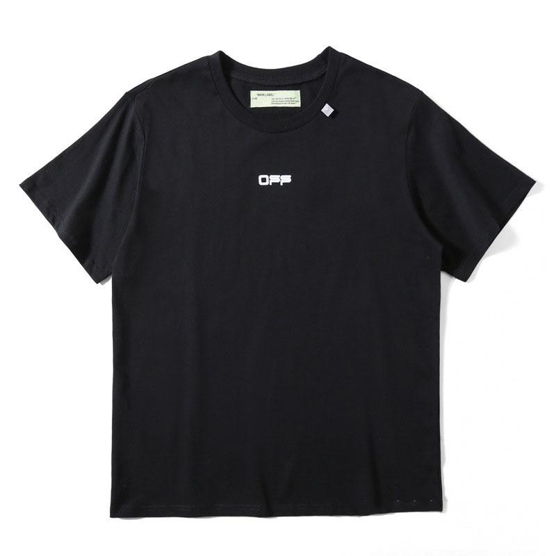 Off White T Shirt Ow Casual Plus Size Men'S Tops Spring And Summer Short Sleeves Tshirt Owt