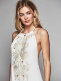 Beth Dutton Bohemian Dress Winter Autumn Maxi Dresses Summer Embroidery Backless Goddess Dress