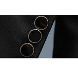 Black Tie Attire Men's Dress MC Host Slim-Fitting Suit Chorus Performance Dress