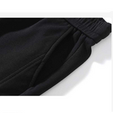Cuffed Cargo Pants Men 'S Autumn And Winter Pearl Cotton Air Layer Knit Casual Sweatpants Ankle-Tied Sports Trousers
