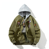 Varsity Jacket Loose Flight Suit
