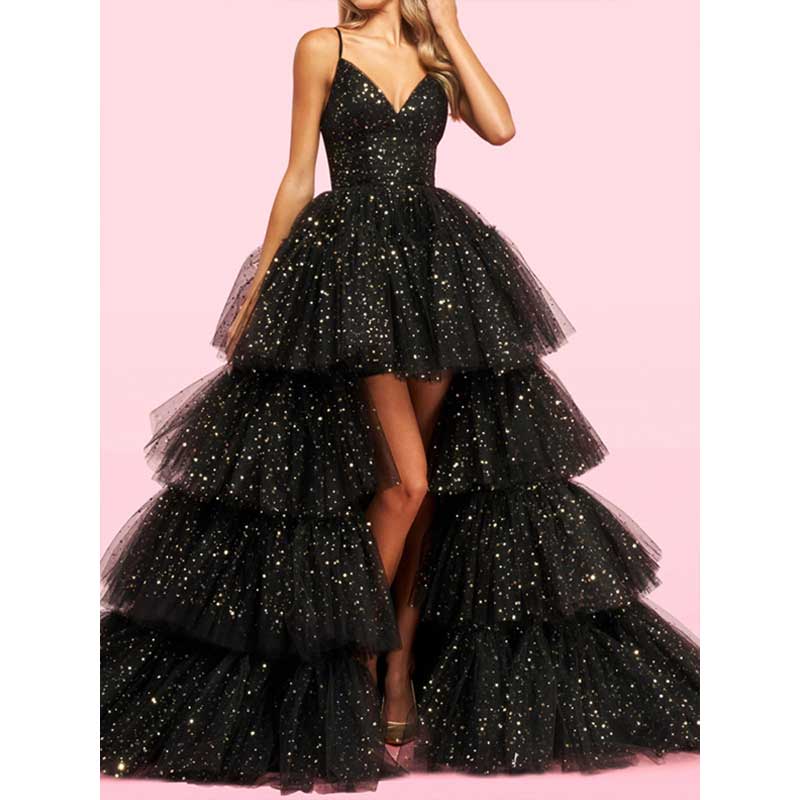 Lady Gaga Dress Sexy Strap Wedding Dress Blue Trailing Dress