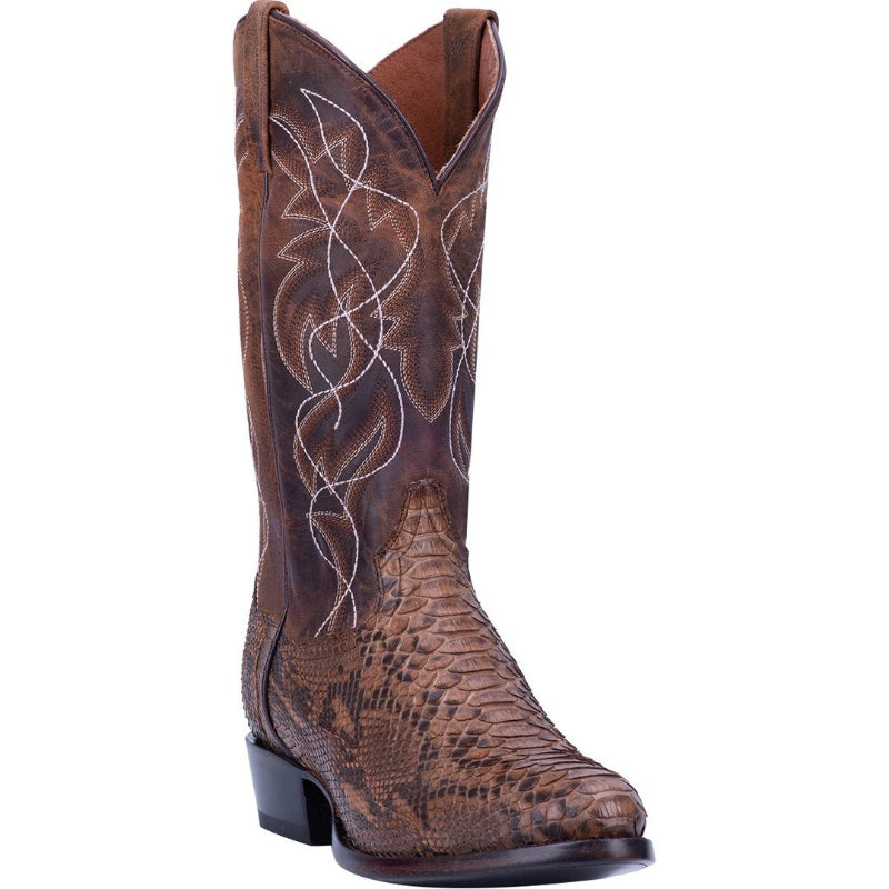 Python Boots Mid-Calf Pattern Casual Fashionable Men and Women High Leg Boot