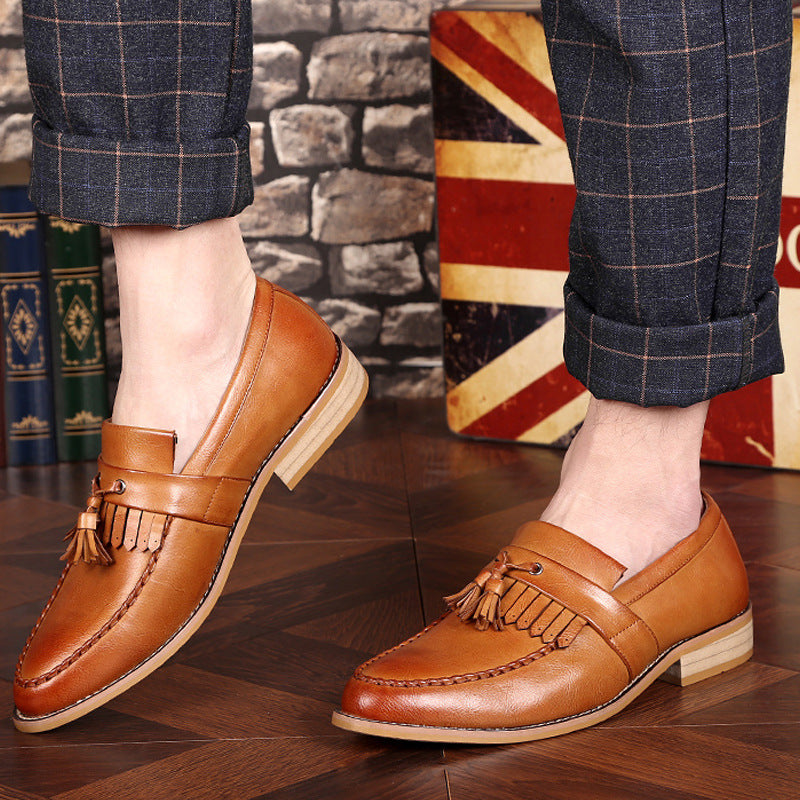 Men's Loafers Relaxedfit Slipon Loafer Men Shoes Men's Shoes Comfort and Casual plus Size Retro Sports Shoes